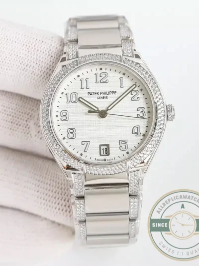 Superclone Patek Philippe TWENTY~4 36 mm, Stainless Steel, 7300-1450R - Swiss Movement Replica Watch