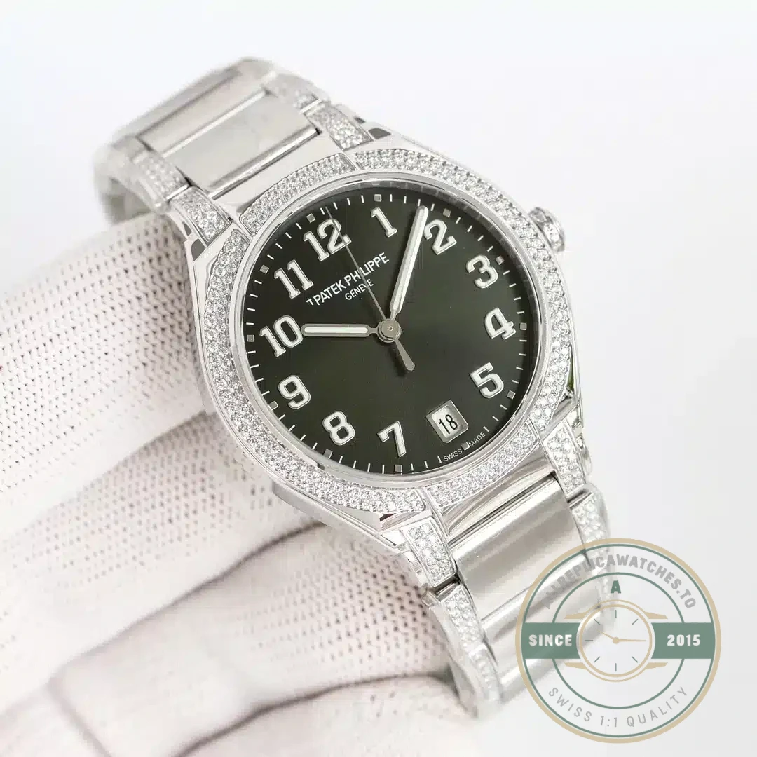 Superclone Patek Philippe TWENTY~4 36 mm, Stainless Steel, 7300-1450R - Budget Luxury Replica Watch