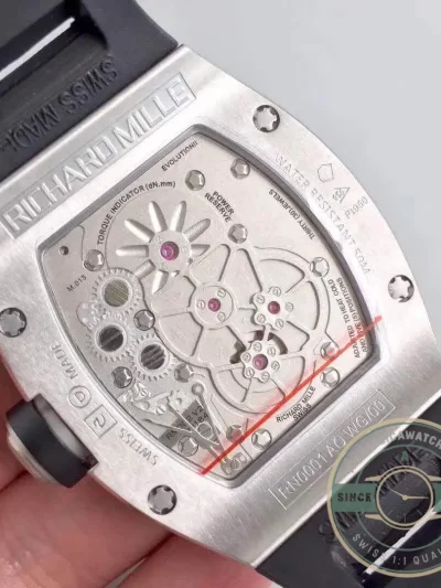 Superclone Richard Mille 001 Tourbillon Black Dial - Luxury Replica Watch