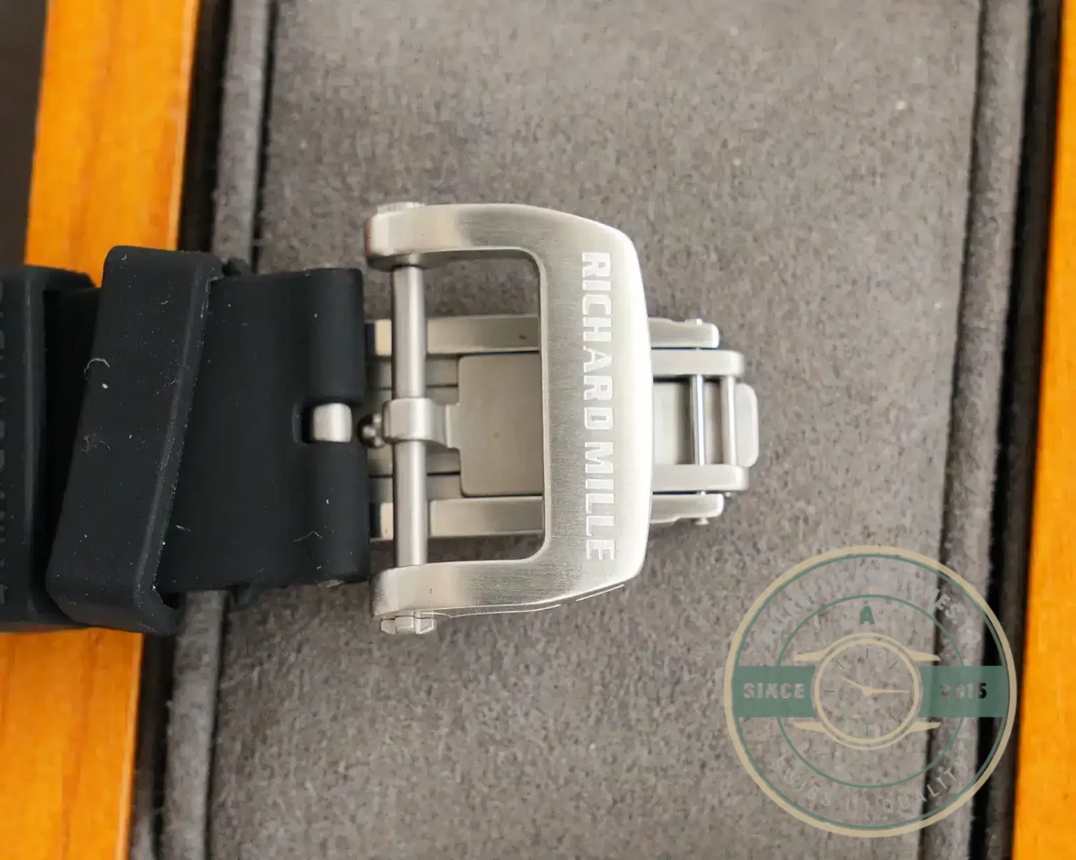 Superclone Richard Mille 007-1 Diamond Crown Black Strap - Luxury Replica Watch