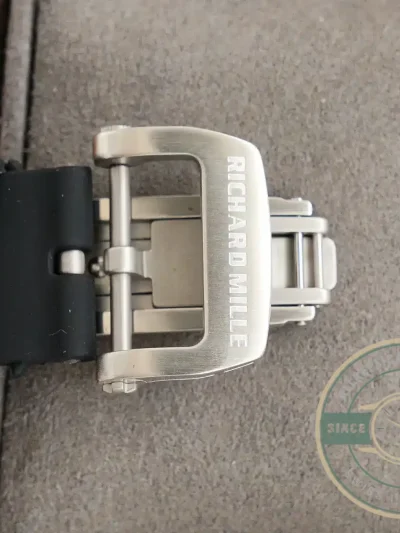 Superclone Richard Mille 007-1 Diamond Crown Black Strap - Luxury Replica Watch