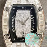 Superclone Richard Mille 007-1 Diamond Crown Black Strap - Luxury Replica Watch