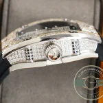 Superclone Richard Mille 007-1 Diamond Crown Black Strap - Affordable Super Clone Watch