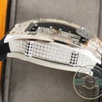 Superclone Richard Mille 007-1 Diamond Crown Black Strap - Premium Super Clone Watch