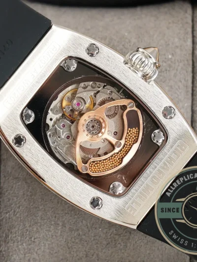 Superclone Richard Mille 007-1 Diamond Crown Black Strap - Affordable Super Clone Watch