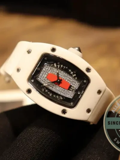 Superclone Richard Mille 007-1 White Ceramic Red Lips - Factory Super Clone Watch