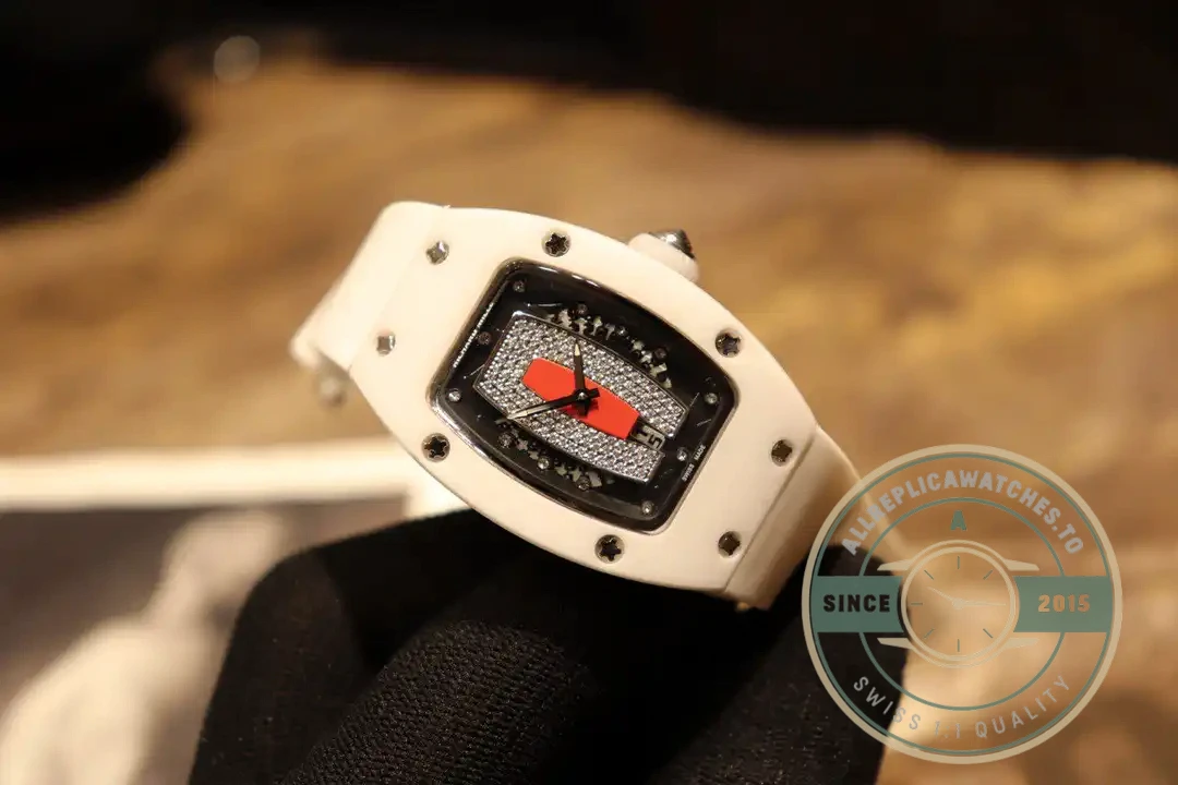 Superclone Richard Mille 007-1 White Ceramic Red Lips - Factory Super Clone Watch