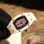 Superclone Richard Mille 007-1 White Ceramic Red Lips - Affordable Luxury Replica Timepiece