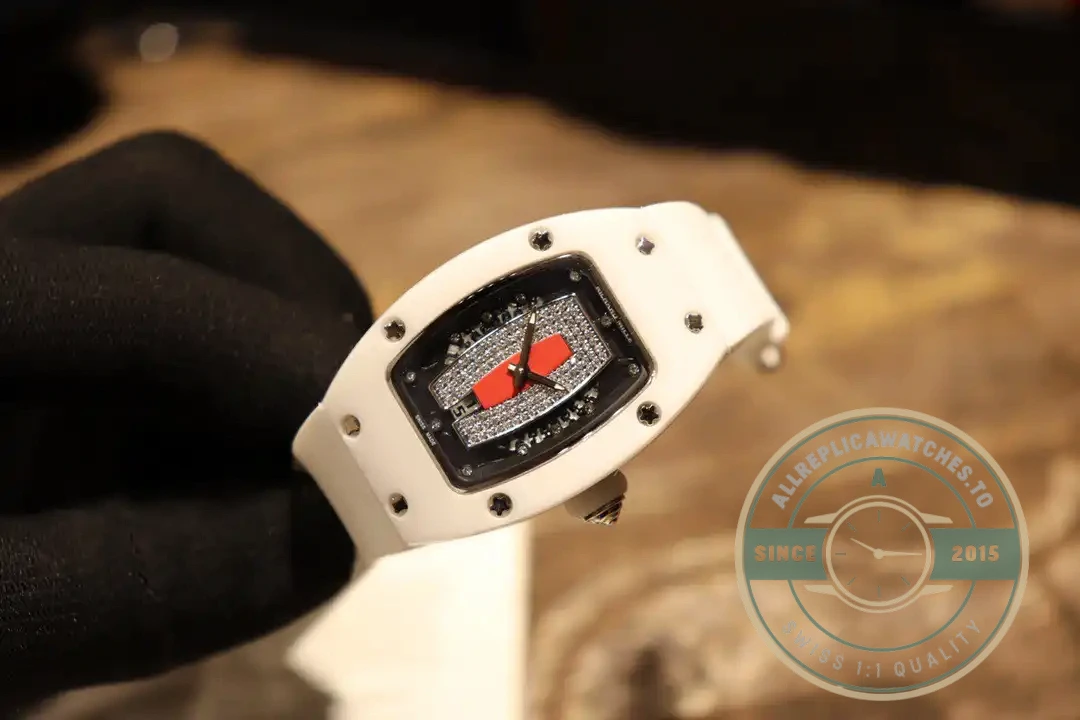 Superclone Richard Mille 007-1 White Ceramic Red Lips - Affordable Luxury Replica Timepiece