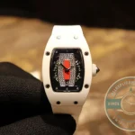 Superclone Richard Mille 007-1 White Ceramic Red Lips - Swiss-Made Clone Watch