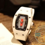 Superclone Richard Mille 007-1 White Ceramic Red Lips - High-Grade Replica Watch