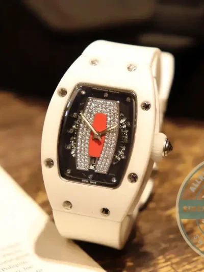 Superclone Richard Mille 007-1 White Ceramic Red Lips - High-Grade Replica Watch