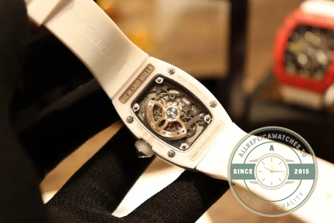 Superclone Richard Mille 007-1 White Ceramic Red Lips - Best Quality Replica Watch