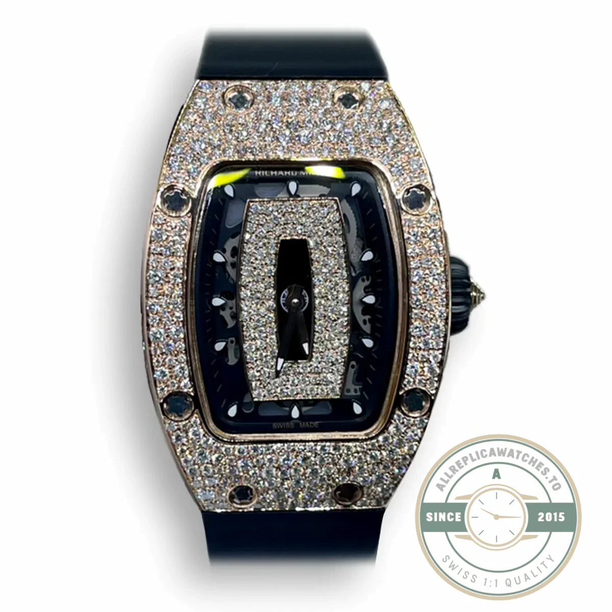 Superclone Richard Mille 007-1 Women's Style Explosive Inlay - Affordable Luxury Replica Timepiece