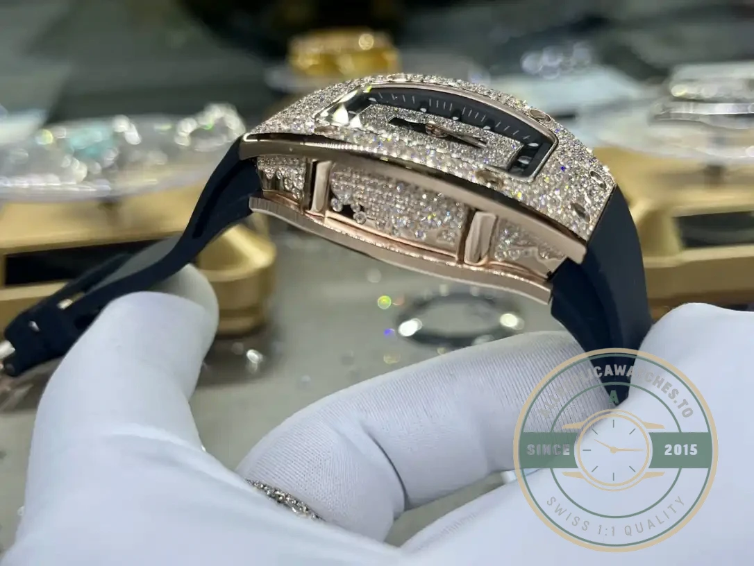 Superclone Richard Mille 007-1 Women's Style Explosive Inlay - High-Grade Replica Watch