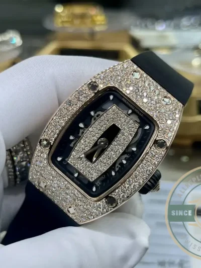 Superclone Richard Mille 007-1 Women's Style Explosive Inlay - Swiss Movement Replica Watch