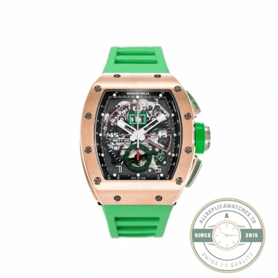 Superclone Richard Mille 011-01 Robert Mancini Chronograph Flyback Rose Gold - Factory Super Clone Watch