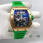 Superclone Richard Mille 011-01 Robert Mancini Chronograph Flyback Rose Gold - Factory Super Clone Watch