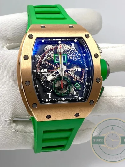 Superclone Richard Mille 011-01 Robert Mancini Chronograph Flyback Rose Gold - Factory Super Clone Watch
