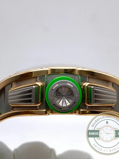 Superclone Richard Mille 011-01 Robert Mancini Chronograph Flyback Rose Gold - Top-Tier Swiss Replica Watch