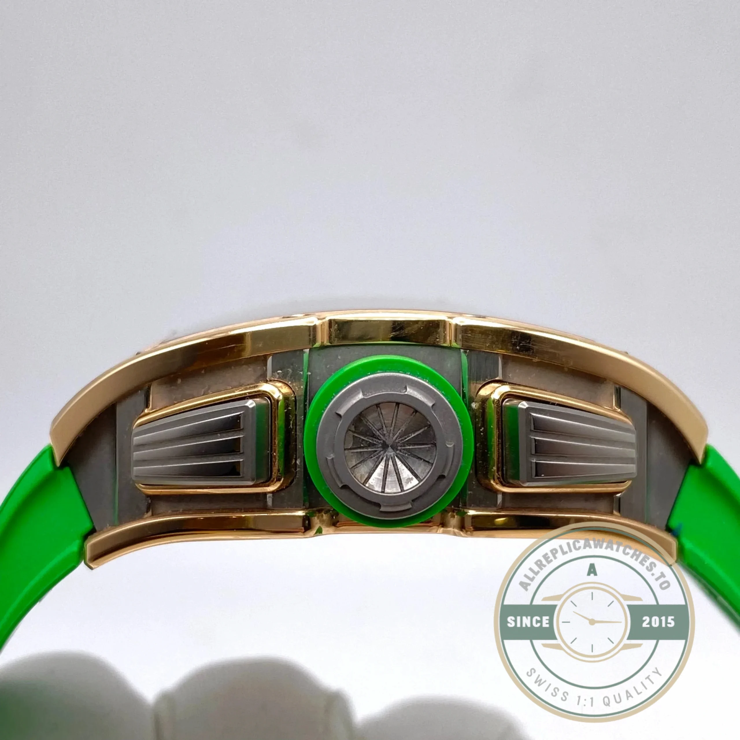 Superclone Richard Mille 011-01 Robert Mancini Chronograph Flyback Rose Gold - Top-Tier Swiss Replica Watch