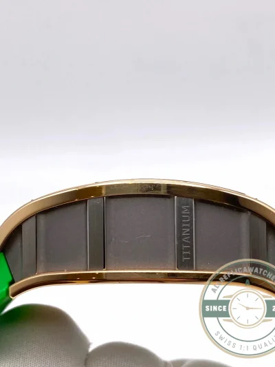 Superclone Richard Mille 011-01 Robert Mancini Chronograph Flyback Rose Gold - Swiss Movement Replica Watch