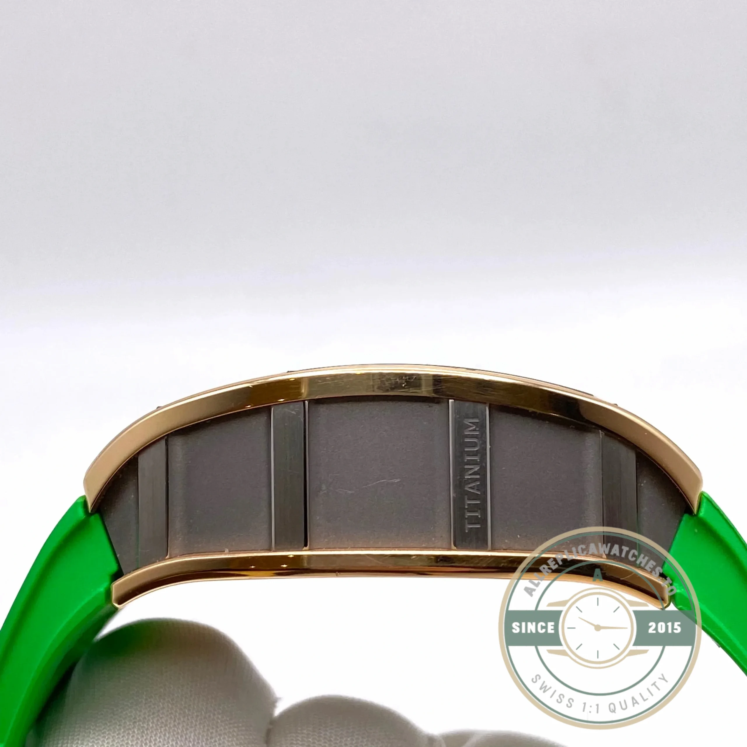 Superclone Richard Mille 011-01 Robert Mancini Chronograph Flyback Rose Gold - Swiss Movement Replica Watch