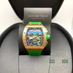 Superclone Richard Mille 011-01 Robert Mancini Chronograph Flyback Rose Gold - High-Grade Replica Watch