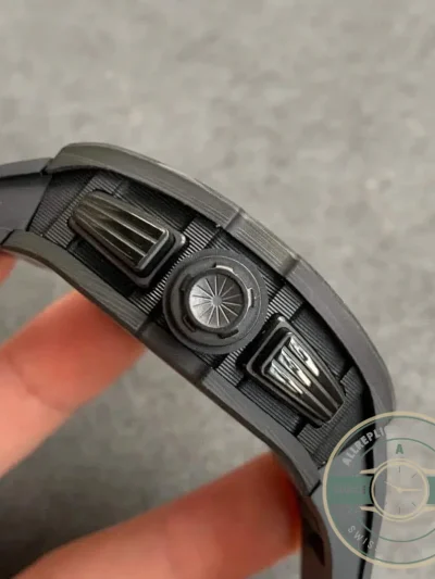 Superclone Richard Mille 011-03 Carbon Fiber Case - Top-Tier Swiss Replica Watch
