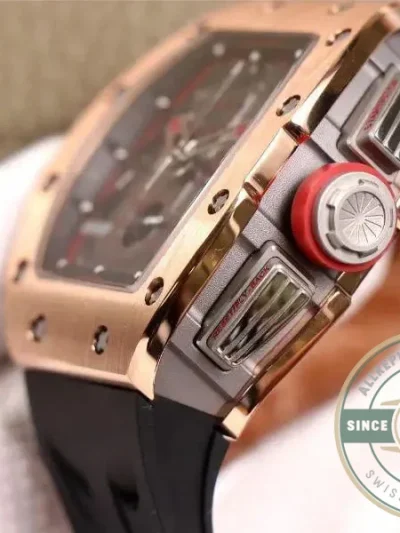 Superclone Richard Mille 011-03 Flyback Rose Gold - Top-Tier Swiss Replica Watch