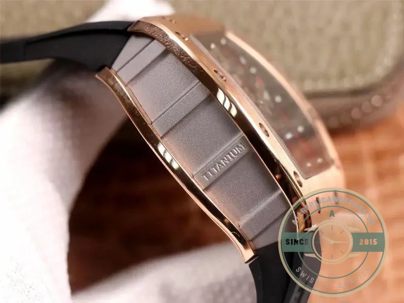 Superclone Richard Mille 011-03 Flyback Rose Gold - Factory Super Clone Watch