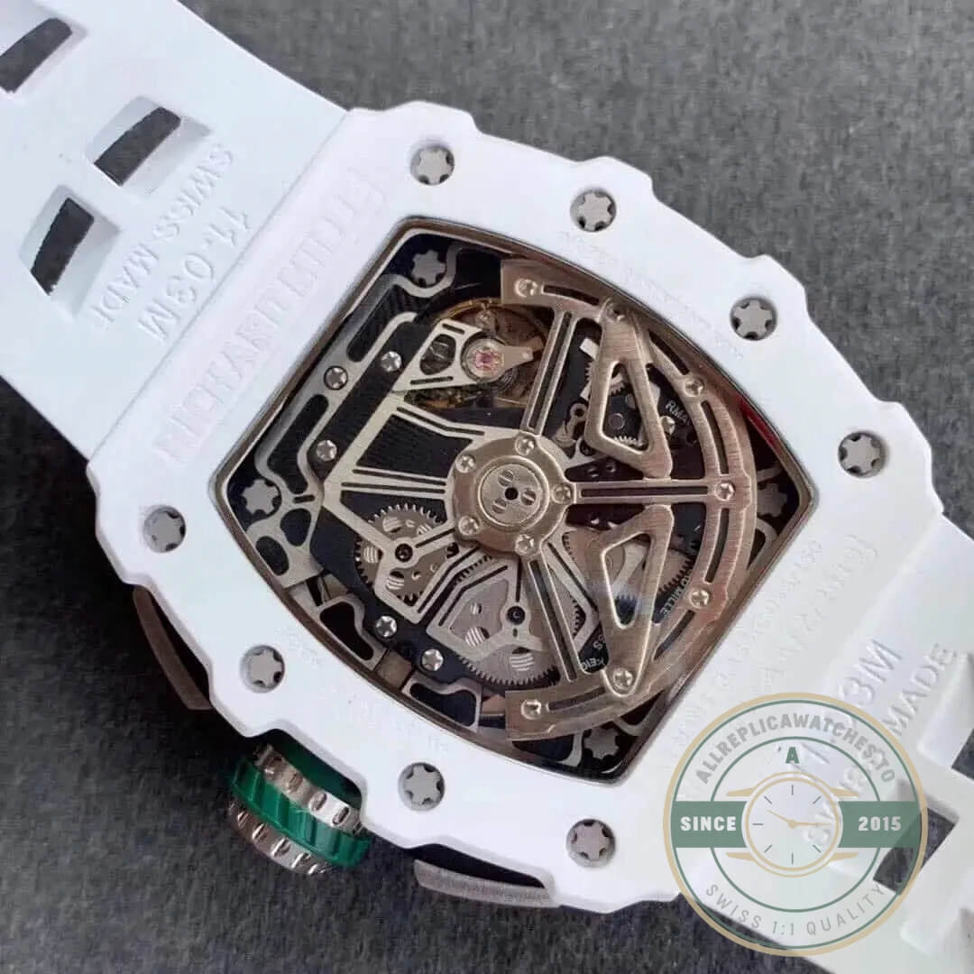 Superclone Richard Mille 011-03 White Strap - Factory Super Clone Watch