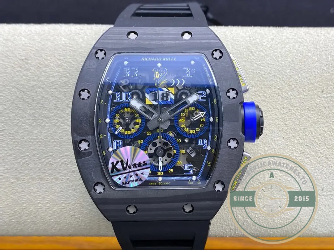 Superclone Richard Mille 011 Carbon Fiber - Luxury Replica Watch