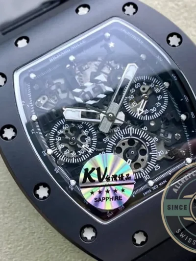 Superclone Richard Mille 011 Ceramic Black Case - High-Grade Replica Watch