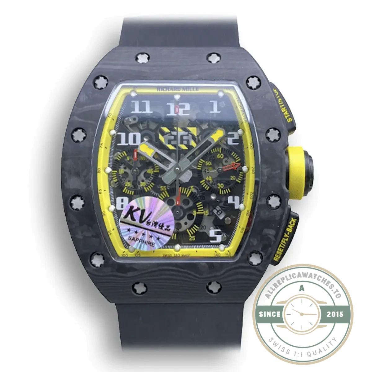 Superclone Richard Mille-011 Forged Carbon - 1:1 Swiss Replica Watch