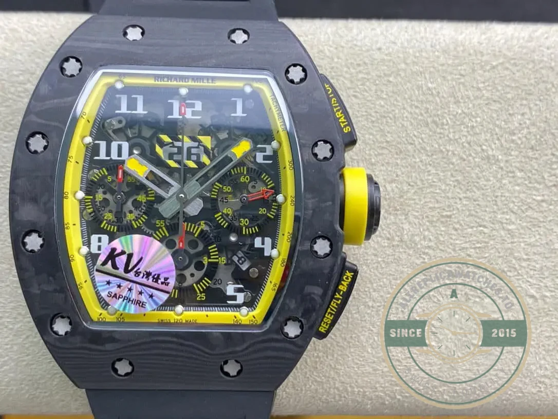 Superclone Richard Mille-011 Forged Carbon - Affordable Luxury Replica Timepiece