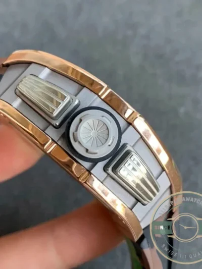 Superclone Richard Mille 011 Rose Gold Camouflage Strap - 1:1 Swiss Replica Watch