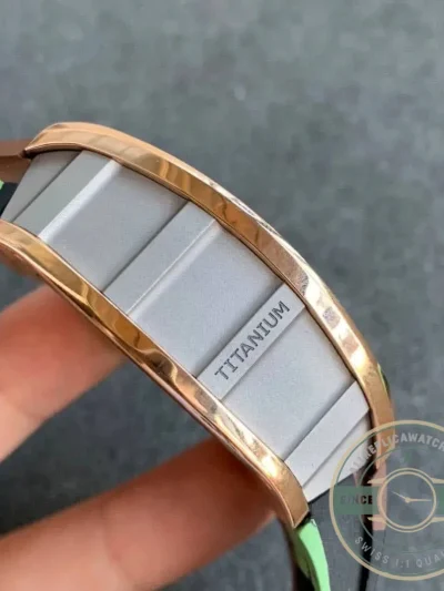 Superclone Richard Mille 011 Rose Gold Camouflage Strap - Affordable Luxury Replica Timepiece