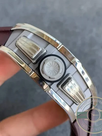 Superclone Richard Mille 011 Titanium Brown Strap - Affordable Super Clone Watch