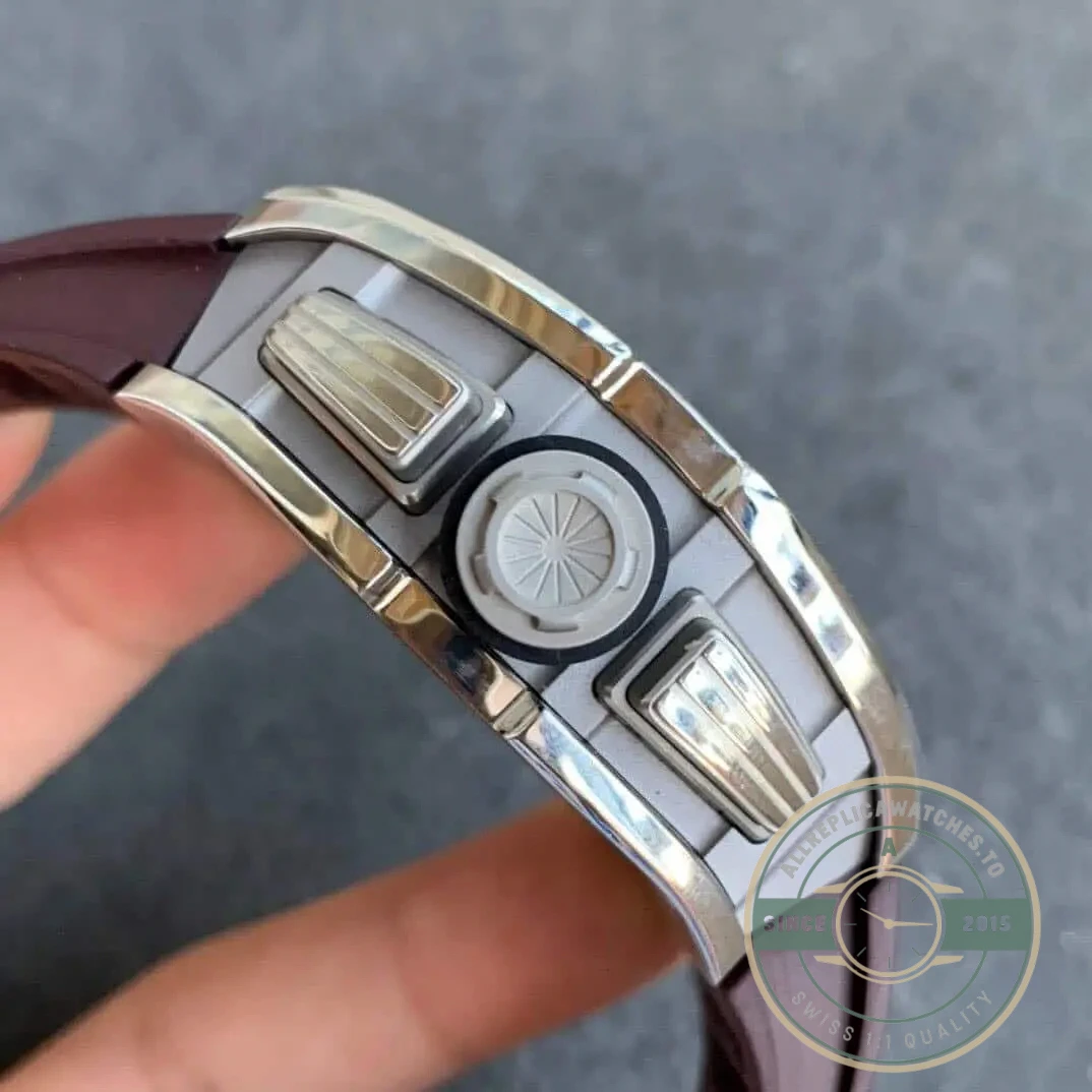Superclone Richard Mille 011 Titanium Brown Strap - Affordable Super Clone Watch