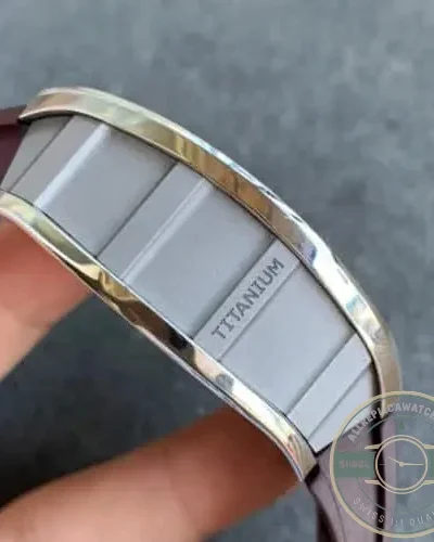 Superclone Richard Mille 011 Titanium Brown Strap - Best Quality Replica Watch