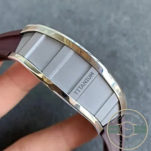 Superclone Richard Mille 011 Titanium Brown Strap - Best Quality Replica Watch
