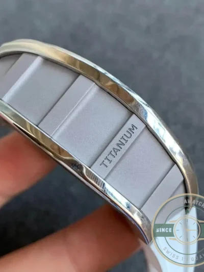 Superclone Richard Mille 011 Titanium White Strap - Budget Luxury Replica Watch