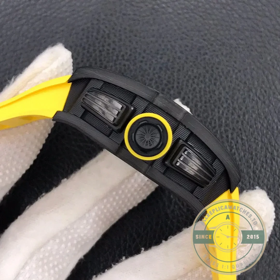 Superclone Richard Mille 011 Yellow Strap - Top-Tier Swiss Replica Watch