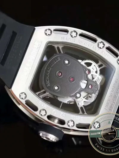 Superclone Richard Mille 052 Eta6t51 Black Dial With Skull - Best Quality Replica Watch