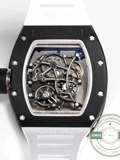 Superclone Richard Mille 055 Black Ceramic Case - Affordable Luxury Replica Timepiece