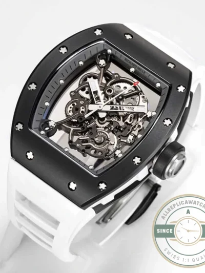 Superclone Richard Mille 055 Black Ceramic Case - Luxury Replica Watch