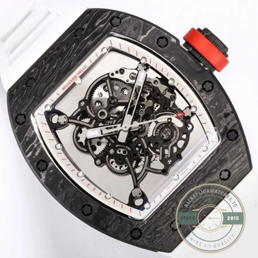 Superclone Richard Mille 055 Carbon Fiber Case - Factory Super Clone Watch