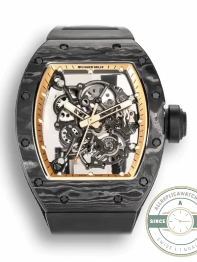 Superclone Richard Mille 055 Ntpt Carbon Fiber Dial - Factory Super Clone Watch