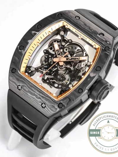 Superclone Richard Mille 055 Ntpt Carbon Fiber Dial - Factory Super Clone Watch